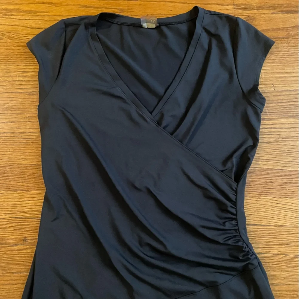 Athleta Black Wrap Dress - Picture 6 of 8